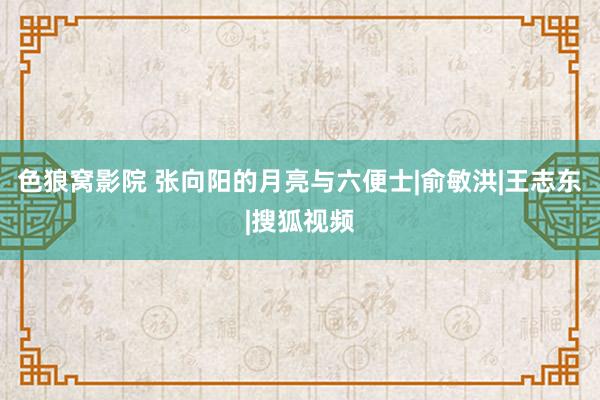 色狼窝影院 张向阳的月亮与六便士|俞敏洪|王志东|搜狐视频